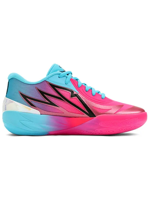 Кроссовки PUMA MB.02 LaMelo Ball 'Imbalance' — изображение 2 из 4, розовый/синий