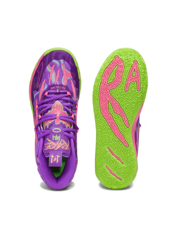 Кроссовки mb.03 'toxic' Puma — изображение 3 из 4, фиолетовый/зеленый