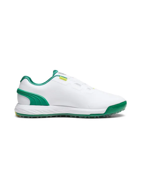 Кроссовки alphacat nitro disc golf ' white archive green yellow burst' Puma — изображение 2 из 4, белый/зеленый/желтый
