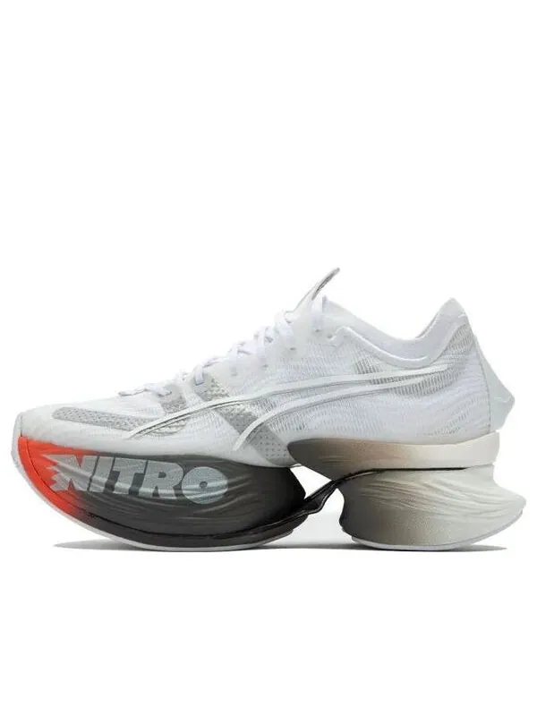 Кроссовки fastroid nitro 'white silver cherry tomato' Puma — изображение 1 из 4, белый/серебристый