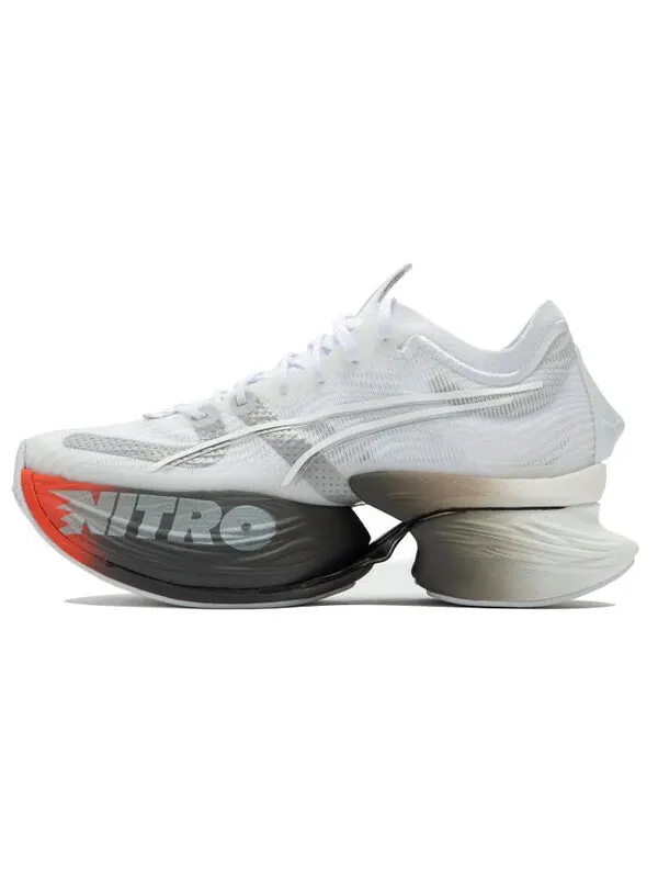 Кроссовки fastroid nitro 'white silver cherry tomato' Puma — изображение 2 из 4, белый/серебристый