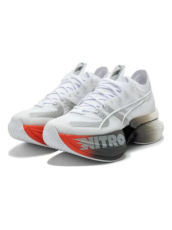 Кроссовки fastroid nitro 'white silver cherry tomato' Puma — изображение 4 из 4, белый/серебристый