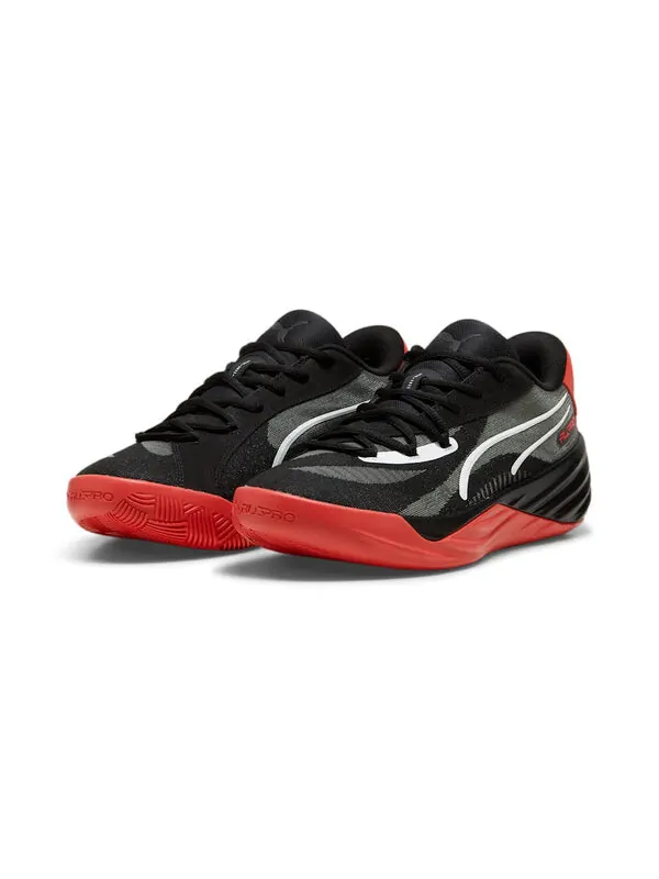 Кроссовки all-pro nitro 'black red' Puma — изображение 3 из 4, черный/красный