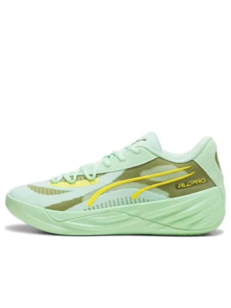 Кроссовки PUMA All-Pro Nitro 'Fresh Mint Olive Green' — изображение 1 из 5, зеленый