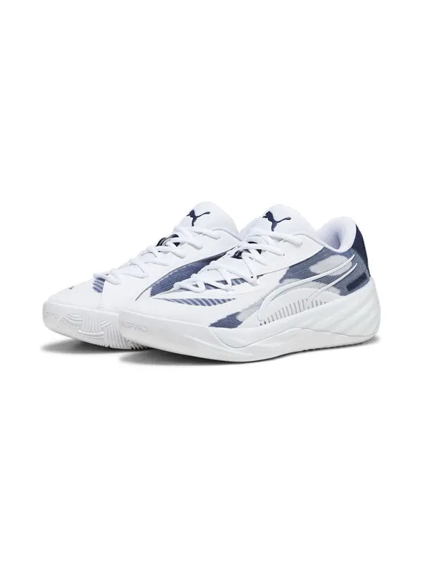 Кроссовки all-pro nitro team 'white navy' Puma — изображение 3 из 4, белый/темно-синий