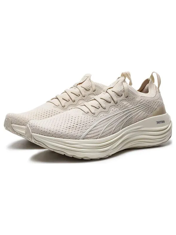 Кроссовки foreverrun nitro knit 'beige' Puma — изображение 3 из 4, бежевый/белый
