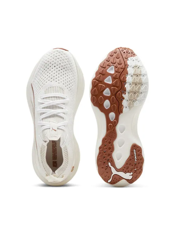 Кроссовки foreverrun nitro knit 'warm white teak' Puma — изображение 4 из 4, белый