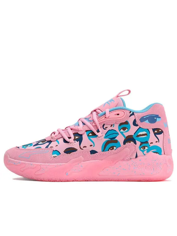 Кроссовки x kid super mb.03 'pink lilac team light blue' Puma — изображение 1 из 4, розовый/светлый синий