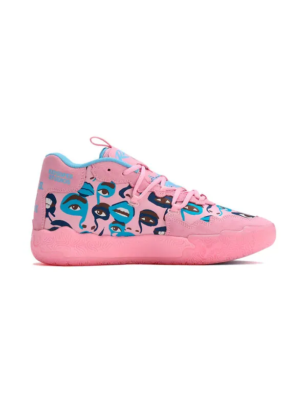Кроссовки x kid super mb.03 'pink lilac team light blue' Puma — изображение 4 из 4, розовый/светлый синий
