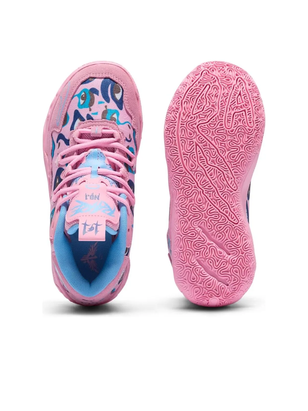 (GS) Puma x KidSuper LaMelo Ball MB.0 'Pink Blue' — изображение 5 из 6, розовый/светлый синий