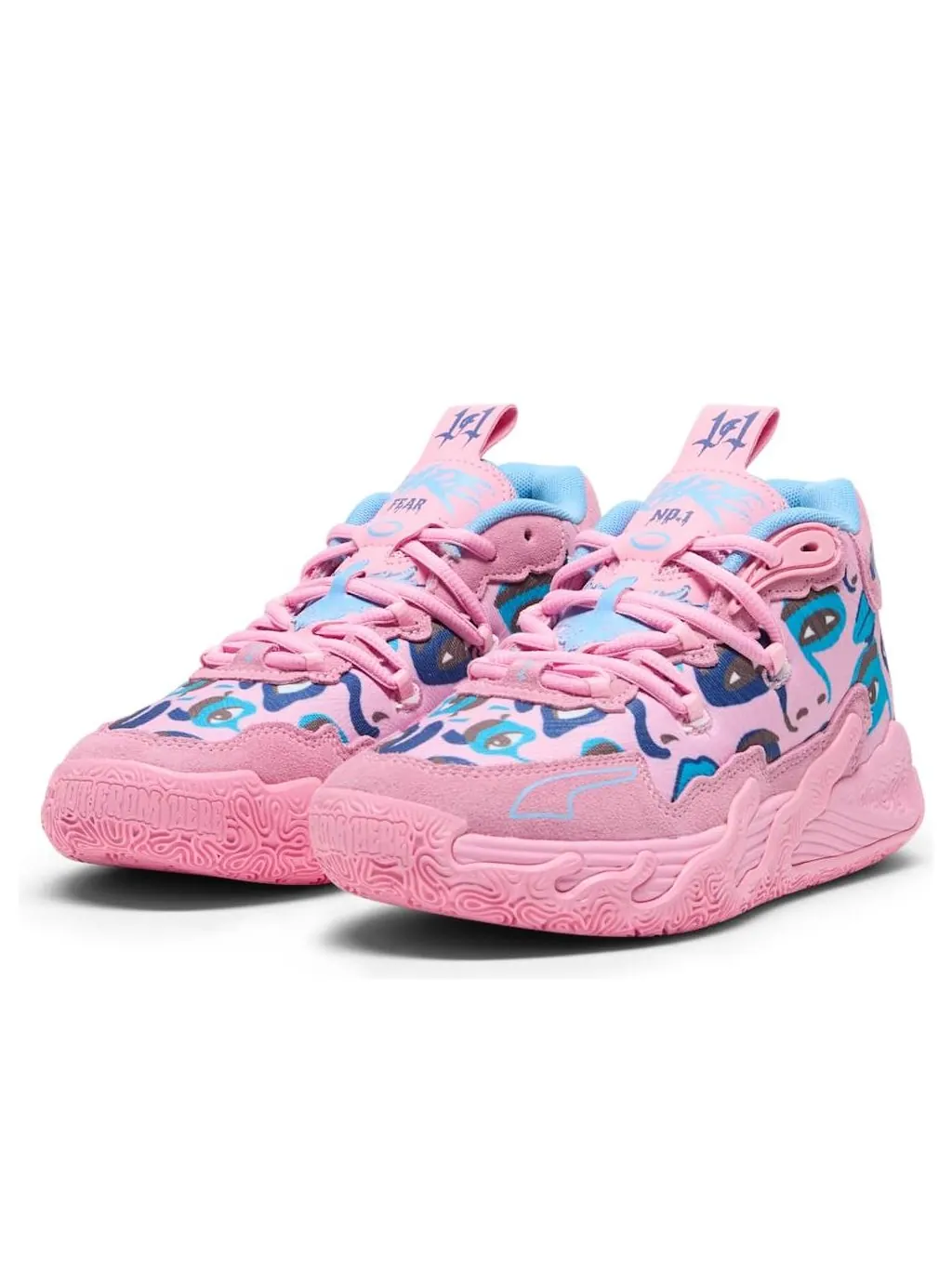 (GS) Puma x KidSuper LaMelo Ball MB.0 'Pink Blue' — изображение 6 из 6, розовый/светлый синий