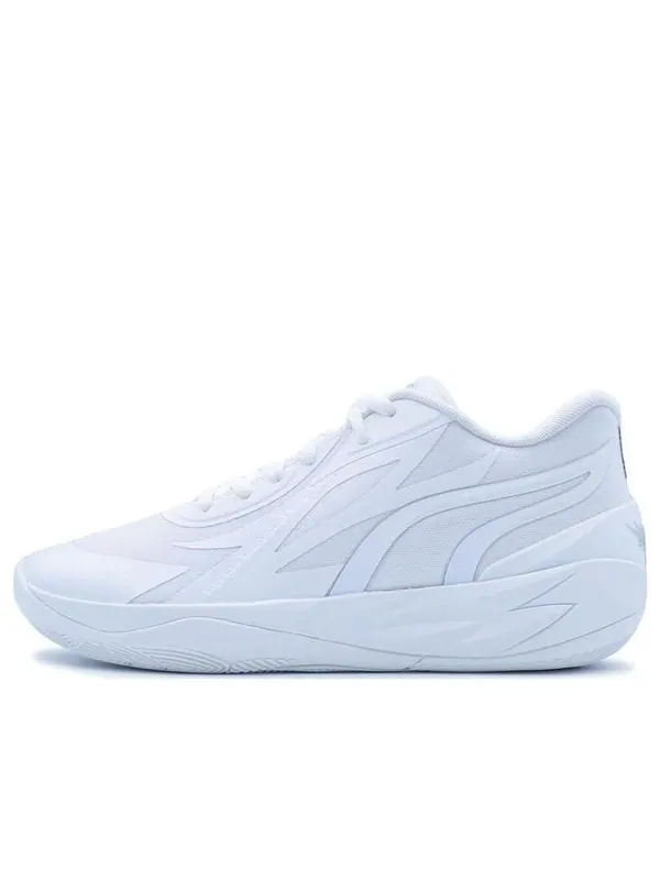 Кроссовки mb.02 lo 'triple white' Puma — изображение 1 из 4, белый/серебристый