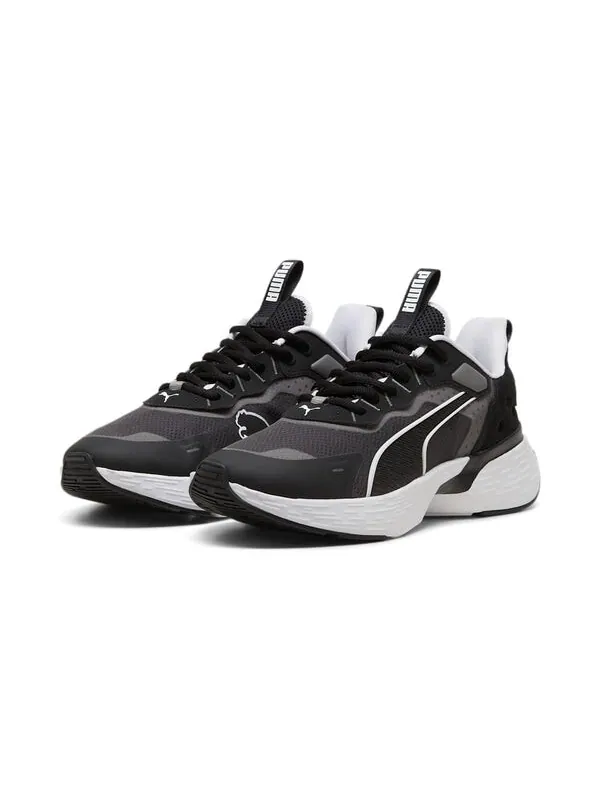 Кроссовки softride sway 'black cool dark grey' Puma — изображение 3 из 4, черный/темный серый
