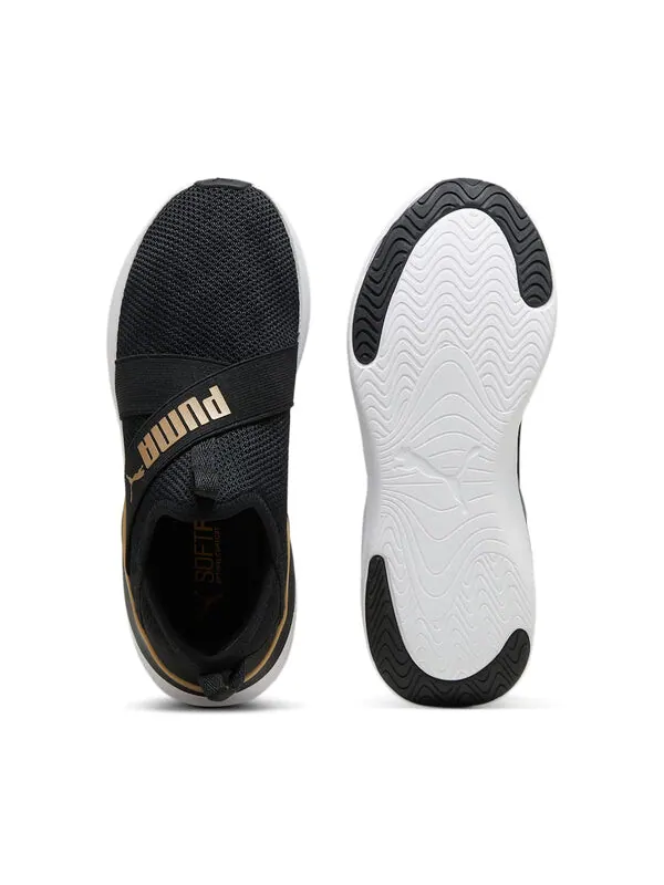 Кроссовки softride harmony slip-on 'black gold' Puma — изображение 4 из 4, черный/белый