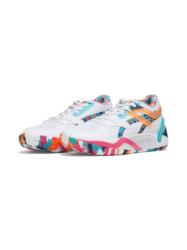 Кроссовки trc blaze court 'venice beach league' Puma — изображение 3 из 4, белый/розовый