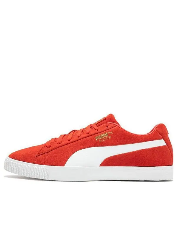 Кроссовки PUMA Fusion Suede For All Time LE Golf Shoes 'Red White' — изображение 1 из 4, красный/белый
