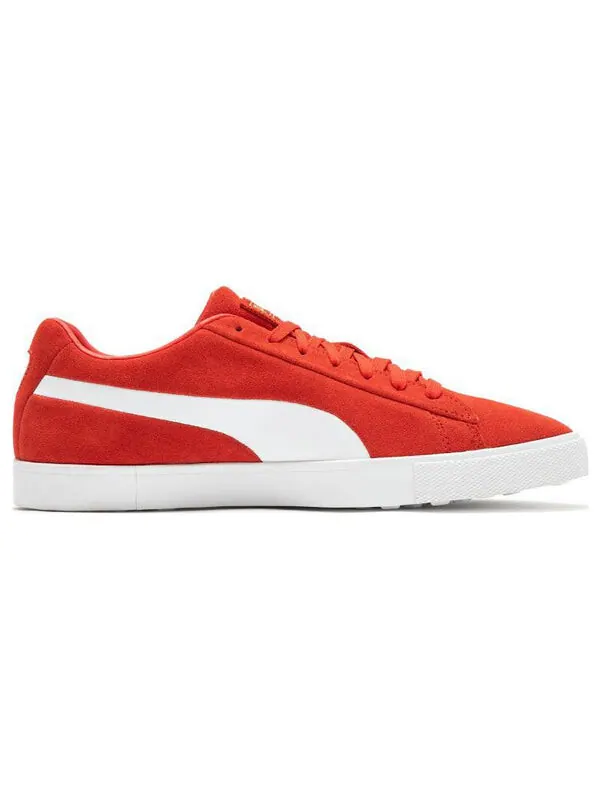 Кроссовки PUMA Fusion Suede For All Time LE Golf Shoes 'Red White' — изображение 2 из 4, красный/белый