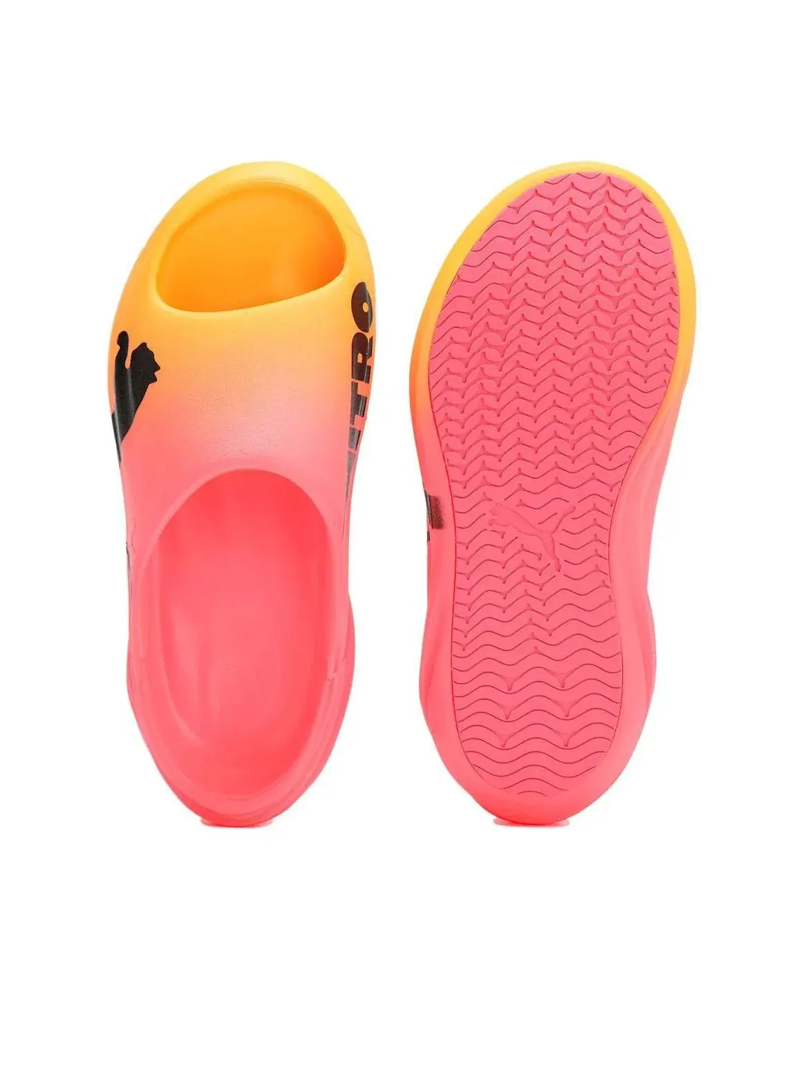 Сандалии PUMA Unwind Nitro Cat Active 'Sun Stream Sunset Glow' 379895-10 — изображение 5 из 6, оранжевый