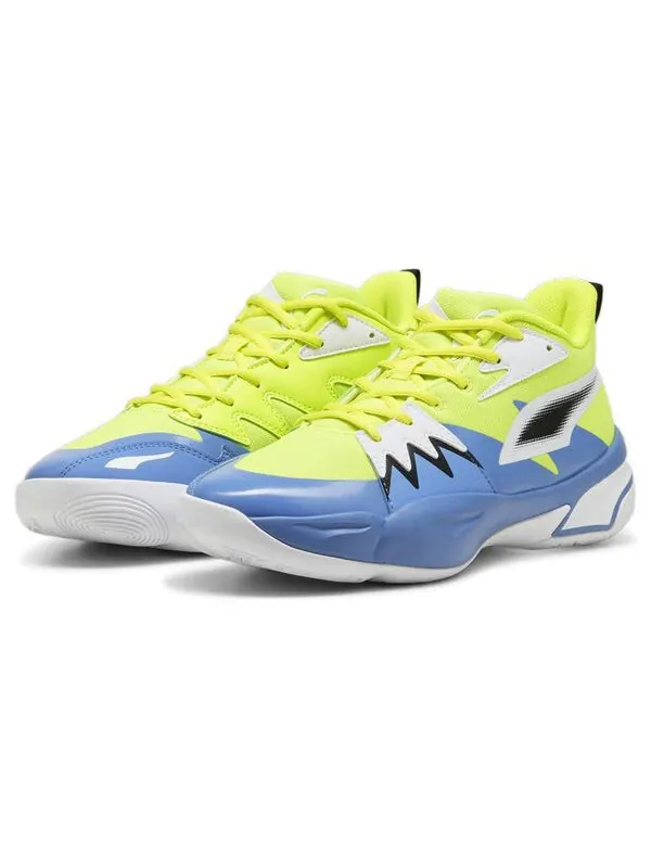 Кроссовки genetics 'electric lime' Puma — изображение 3 из 4, синий