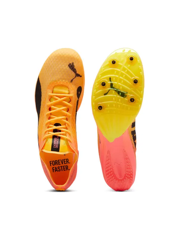Кроссовки evospeed distance nitro elite+ 4 cleats 'orange black' Puma — изображение 3 из 4, оранжевый/белый/черный