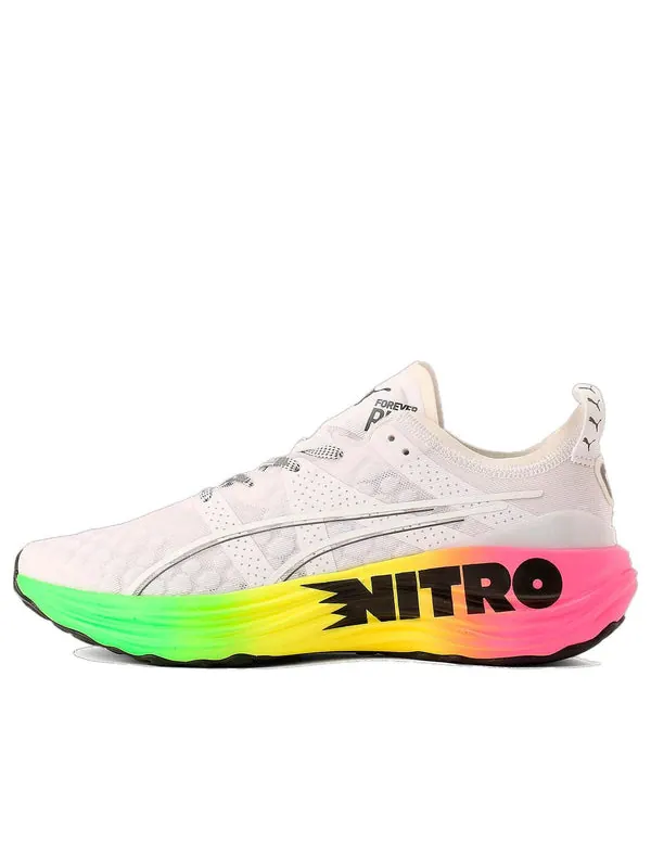 Кроссовки foreverrun nitro 'futrograde - white' Puma — изображение 1 из 4, белый/зеленый