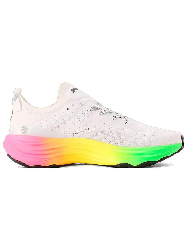 Кроссовки foreverrun nitro 'futrograde - white' Puma — изображение 2 из 4, белый/зеленый