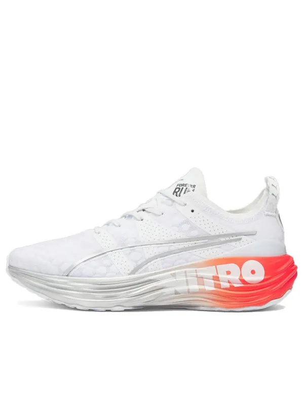 Кроссовки foreverrun nitro 'white cherry tomato' Puma — изображение 1 из 3, белый/серебристый