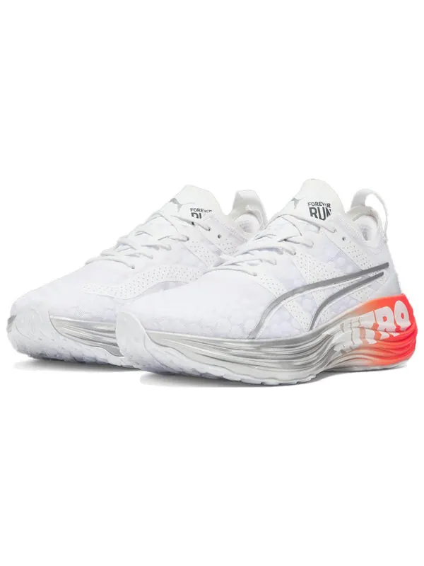 Кроссовки foreverrun nitro 'white cherry tomato' Puma — изображение 3 из 3, белый/серебристый