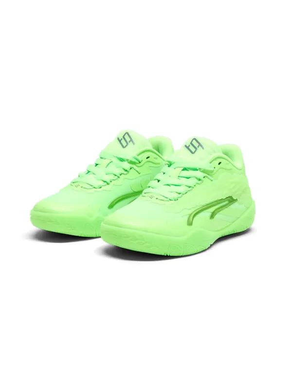 Кроссовки stewie 3 team 'green glare' Puma — изображение 3 из 4, зеленый/серый