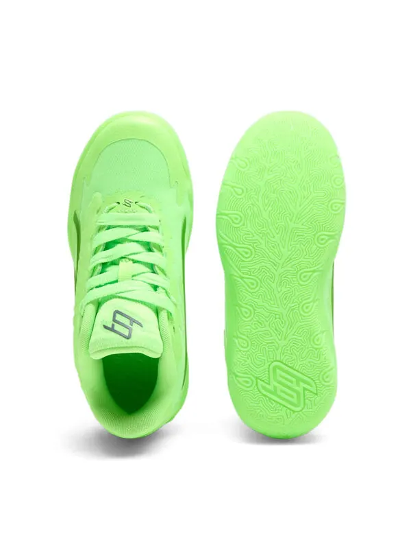 Кроссовки stewie 3 team 'green glare' Puma — изображение 4 из 4, зеленый/серый