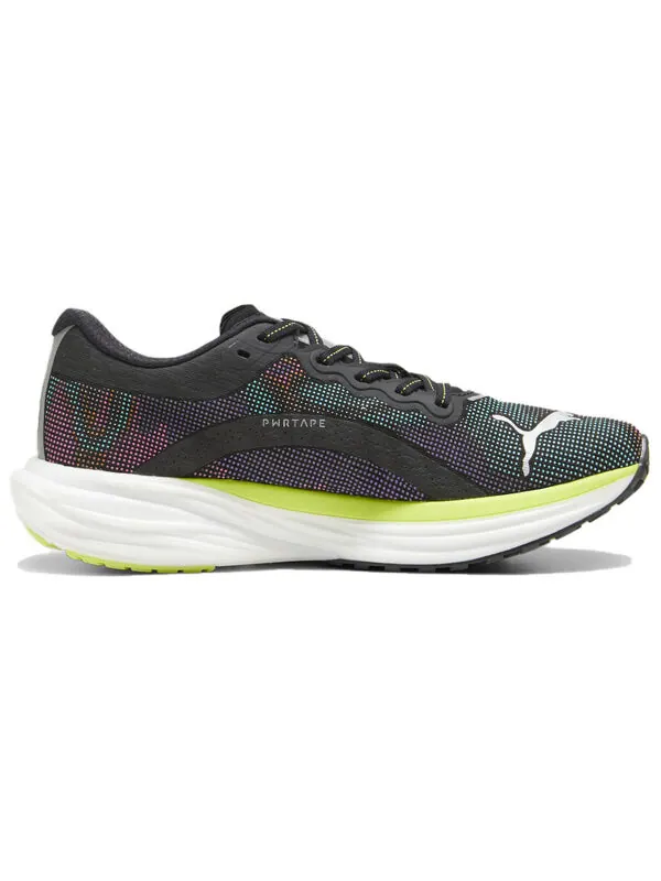 Кроссовки deviate nitro 2 'black lime pow' Puma — изображение 2 из 4, фиолетовый/черный