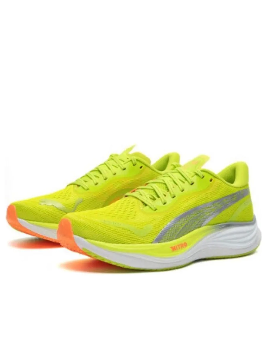 Кроссовки PUMA Velocity Nitro 3 'Lime Silver White' — изображение 2 из 4, зеленый