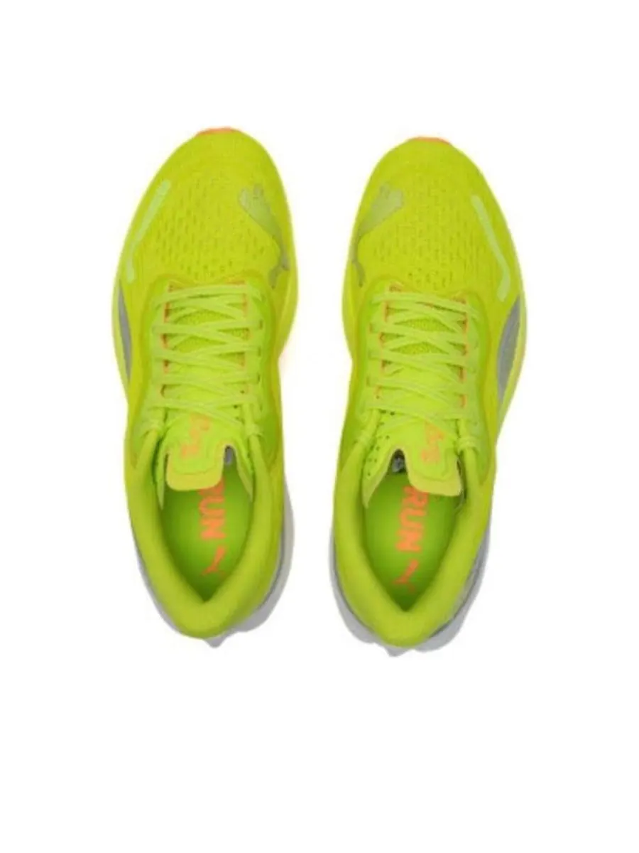 Кроссовки PUMA Velocity Nitro 3 'Lime Silver White' — изображение 3 из 4, зеленый