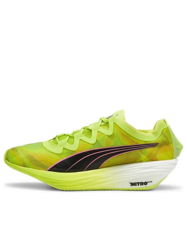 Кроссовки fast-fwd nitro elite 'lime powder black' Puma — изображение 1 из 4, черный/розовый