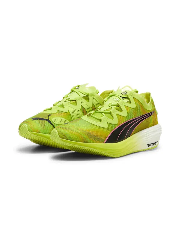 Кроссовки fast-fwd nitro elite 'lime powder black' Puma — изображение 3 из 4, черный/розовый