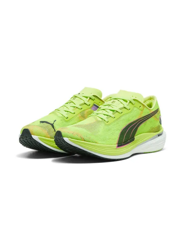 Кроссовки deviate nitro elite 2 ekiden 'neon green' Puma — изображение 3 из 4, неоновый зеленый/белый
