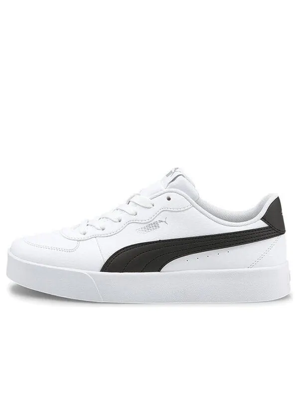 Кроссовки skye clean casual board shoes white/black Puma — изображение 1 из 4, белый/черный