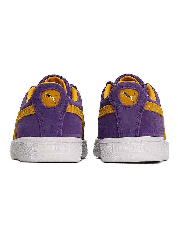 Кроссовки suede teams 'los angeles lakers' Puma — изображение 3 из 4, фиолетовый/желтый