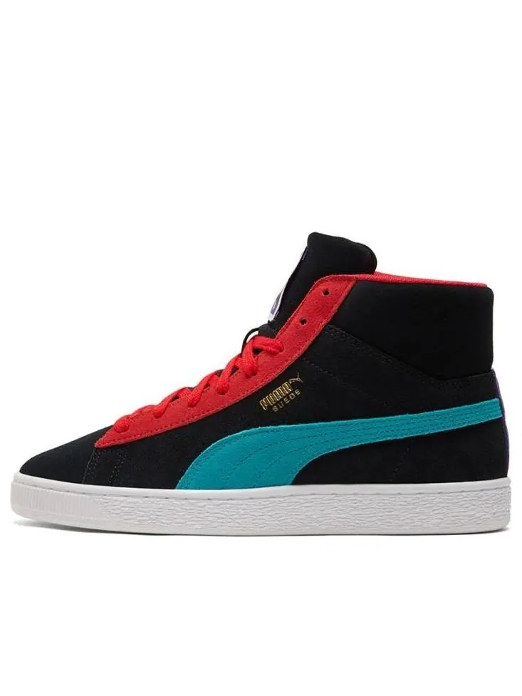 Кеды PUMA Suede Mid 21 'Black Viridian Green Red' — изображение 1 из 5, красный