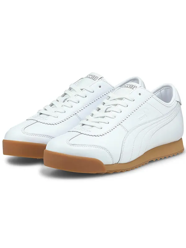 Кроссовки maison kitsune x roma 'white gum' Puma — изображение 3 из 4, белый