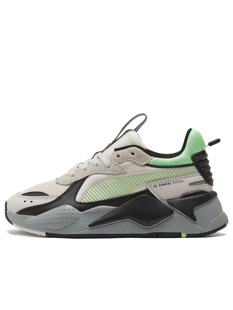 Спортивные кроссовки PUMA RS-X Mix 'Colorblock - Nimbus Cloud Green' — изображение 1 из 6, серый