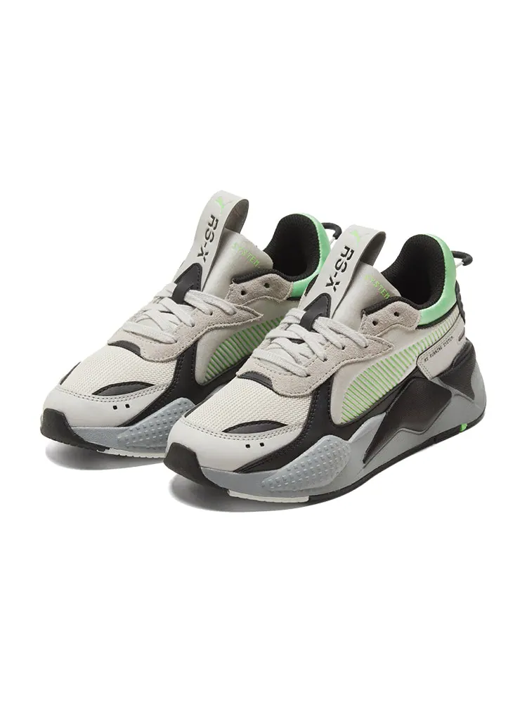 Спортивные кроссовки PUMA RS-X Mix 'Colorblock - Nimbus Cloud Green' — изображение 3 из 6, серый