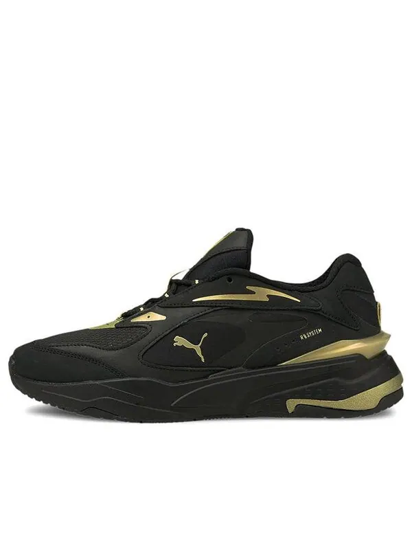 Кроссовки rs-fast metal v2 'black team gold' Puma — изображение 1 из 4, черный