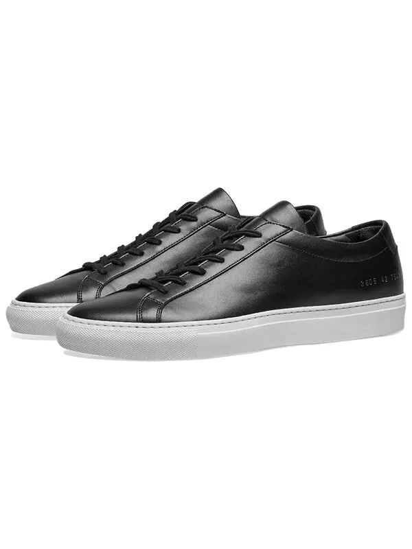Кроссовки achilles low 'black white sole' Common Projects — изображение 2 из 4, черный/белый