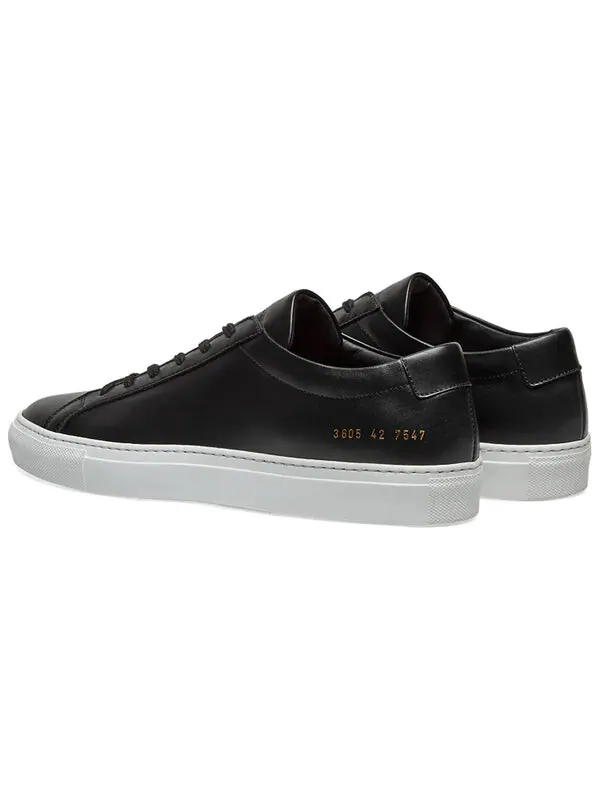 Кроссовки achilles low 'black white sole' Common Projects — изображение 3 из 4, черный/белый