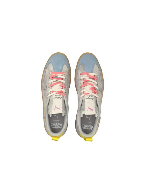 Кроссовки kidsuper studios x suede vintage 'lupine' Puma — изображение 4 из 4, серый/синий/красный
