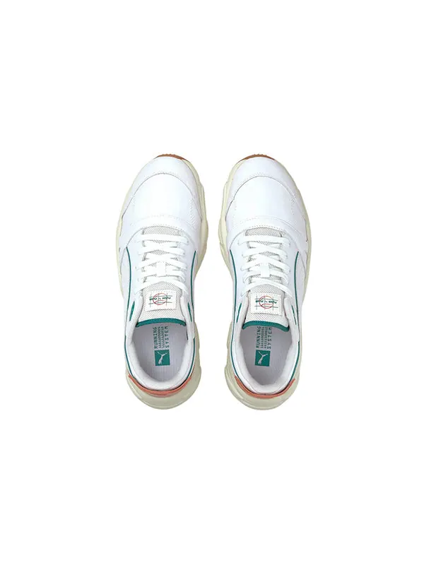 Кроссовки rs-connect 'white marshmallow' Puma — изображение 3 из 4, белый/зеленый/коричневый