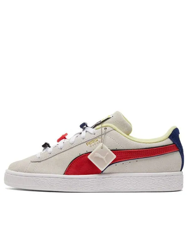 Кроссовки suede 'decor8' Puma — изображение 1 из 4, белый/синий/красный