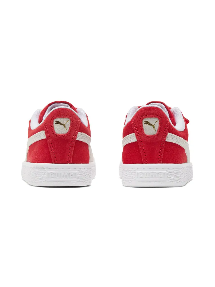 Кеды PUMA Suede Classic Xxi (Middle Kids) Casual Shoes White/Red — изображение 5 из 6, красный