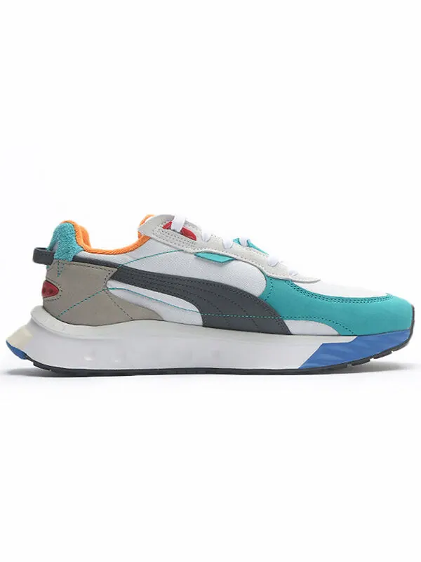 Кроссовки wild rider 'layers - white viridian green' Puma — изображение 2 из 4, черный/зеленый